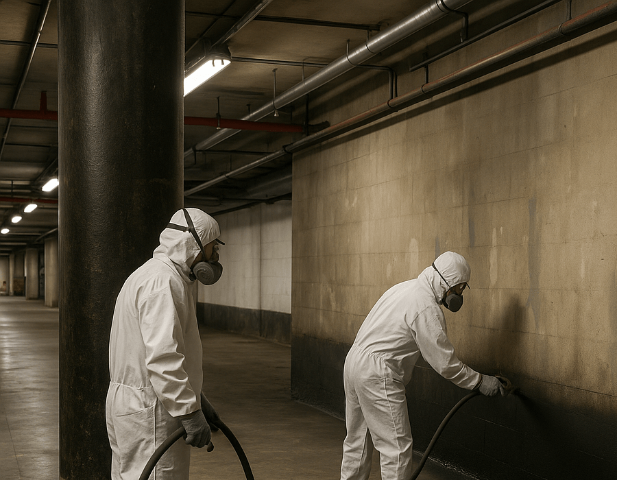 Waterproofing of parking HydroStopTech