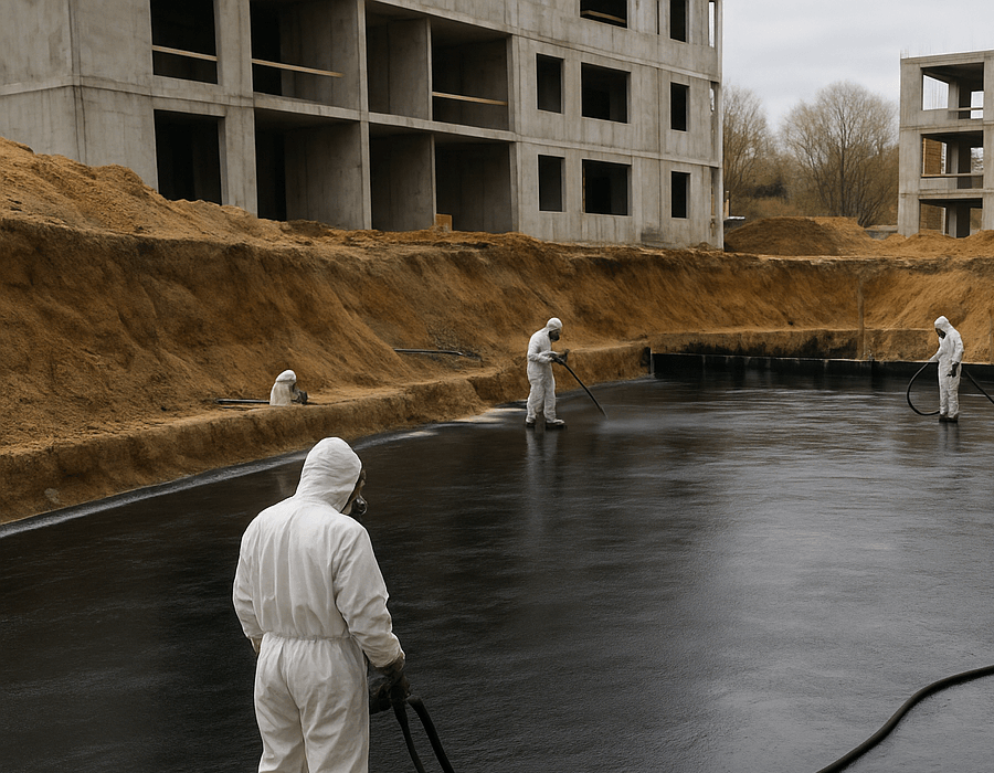 foundation waterproofing HydroStopTech